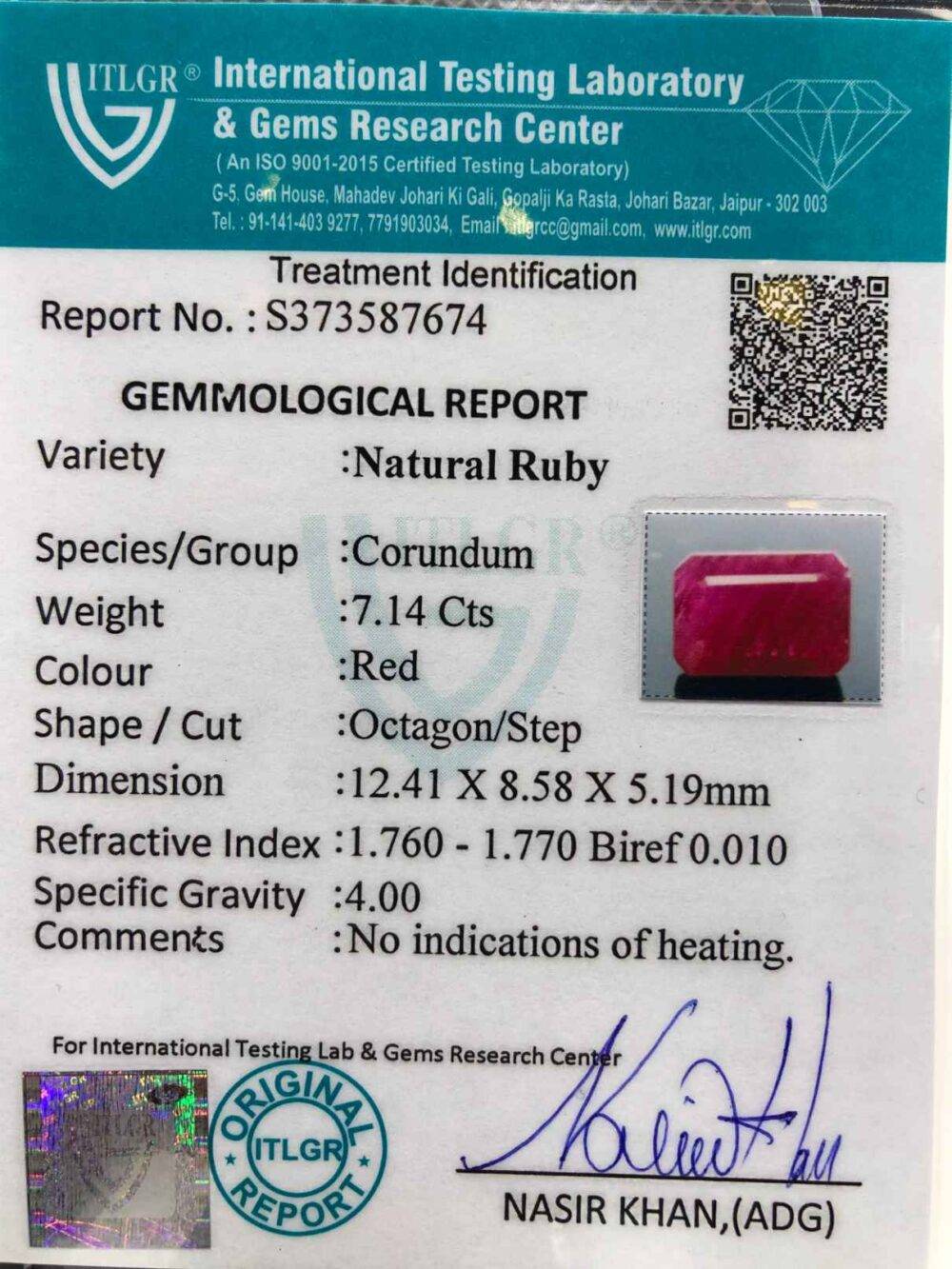RUBY - 7.14 CT - Image 3